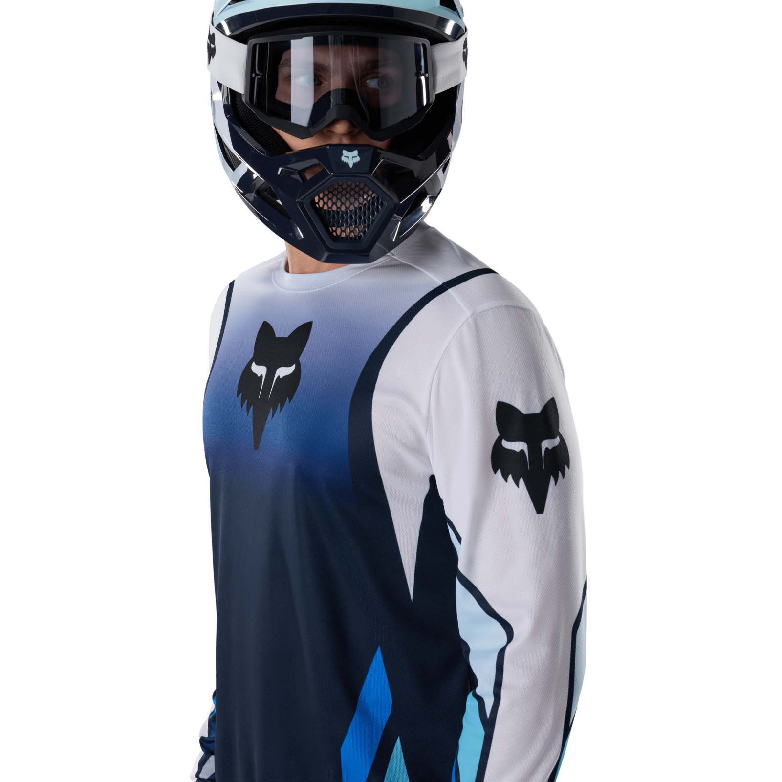 Fox Racing Ranger LS Jersey Foundry in BLAU