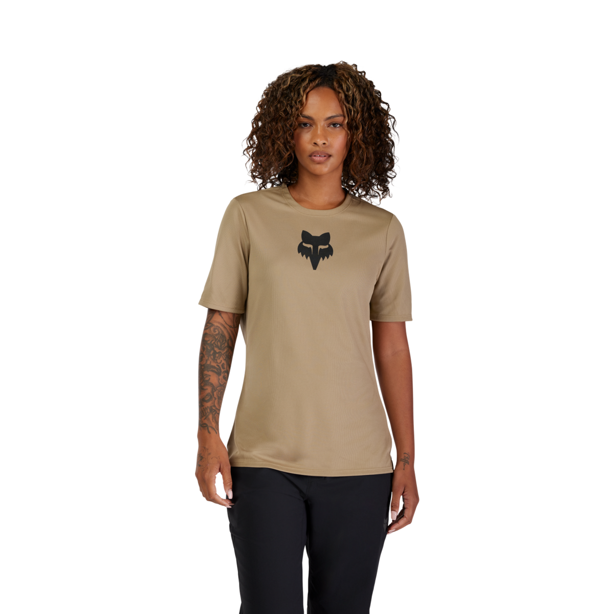 Fox Racing W Ranger SS Fox Head Trikot kurzarm in BEIGE