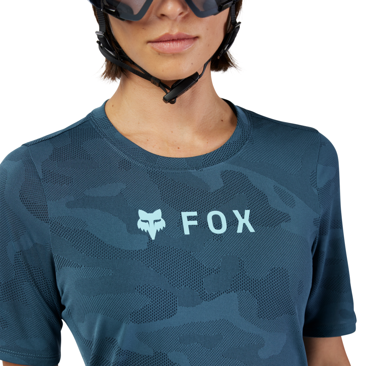 Fox Racing W Ranger Tru Dri SS Trikot kurzarm in BLAU
