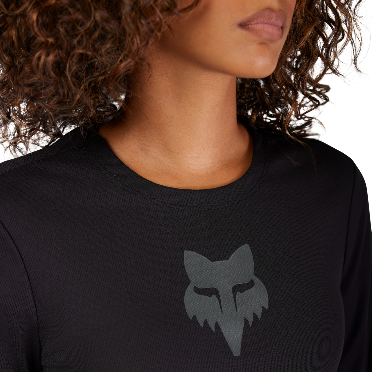 Fox Racing W Ranger LS Fox Head Trikot langarm in SCHWARZ