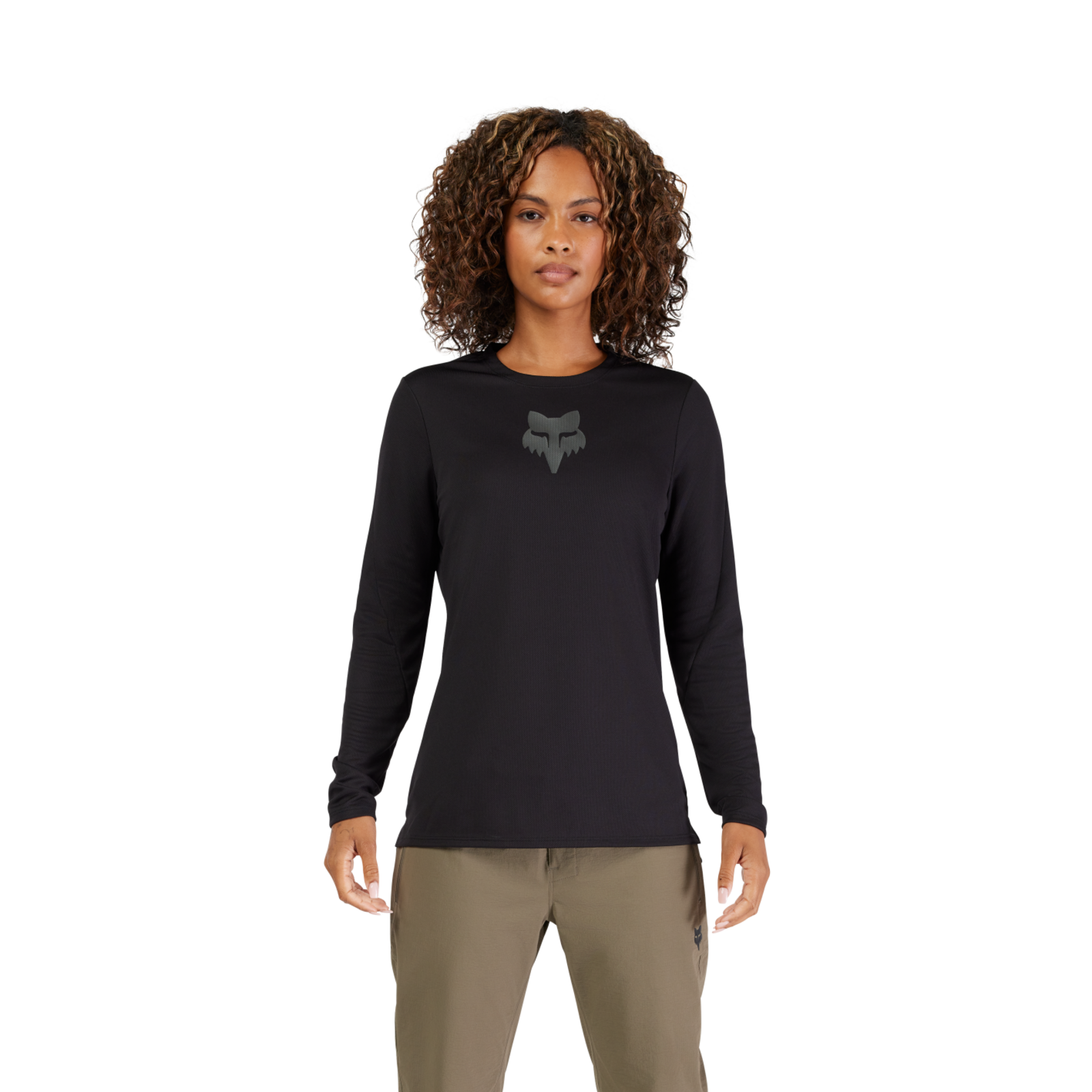 Fox Racing W Ranger LS Fox Head Trikot langarm in SCHWARZ