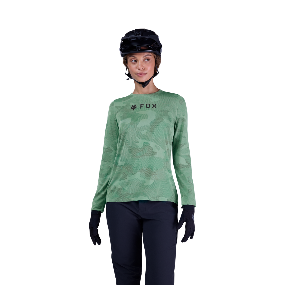 Fox Racing W Ranger Tru Dri LS Trikot langarm in GRÜN