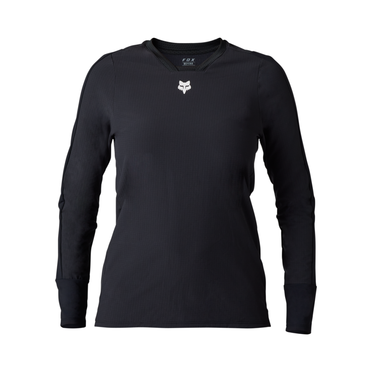 Fox Racing W Defend LS Thermal Trikot langarm in SCHWARZ