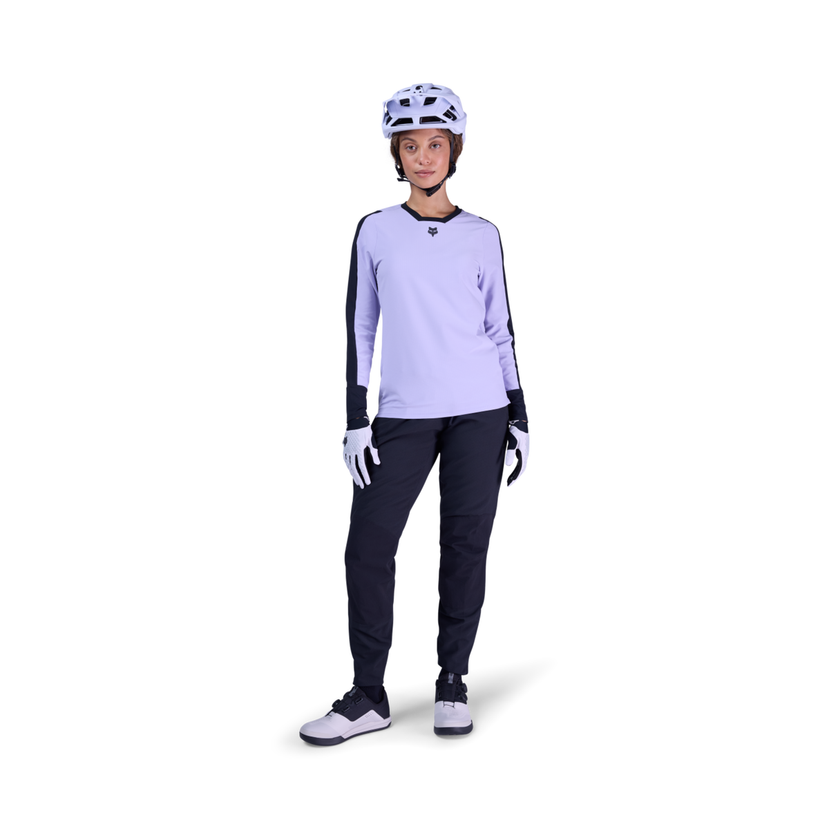 Fox Racing W Defend LS Thermal Trikot langarm in VIOLETT