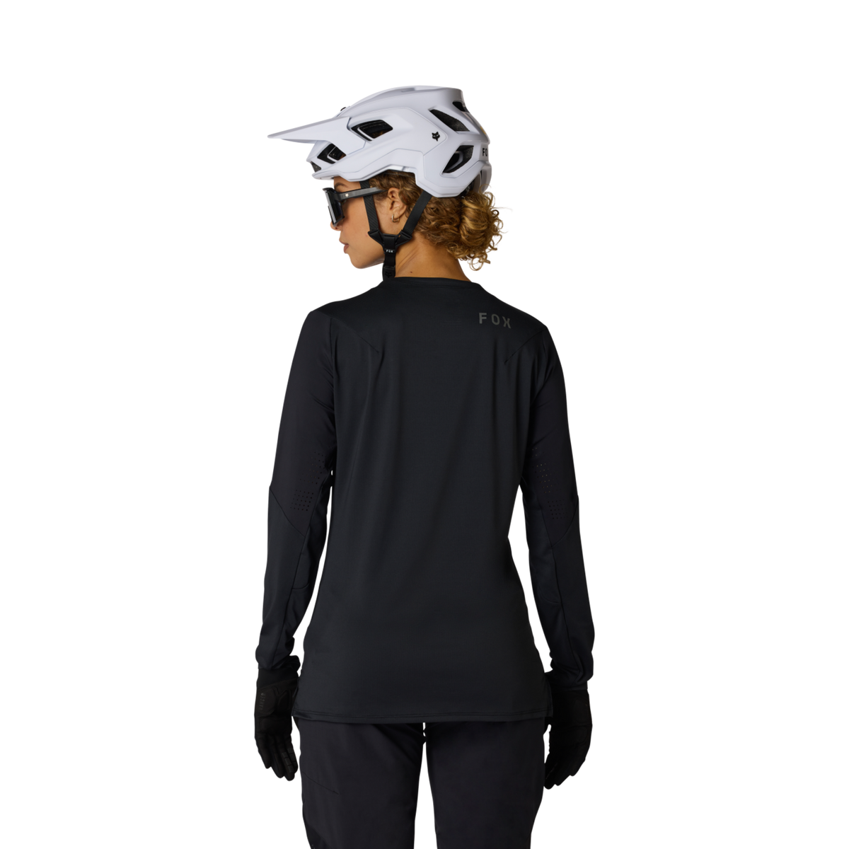 Fox Racing W Flexair LS Trikot langarm in SCHWARZ