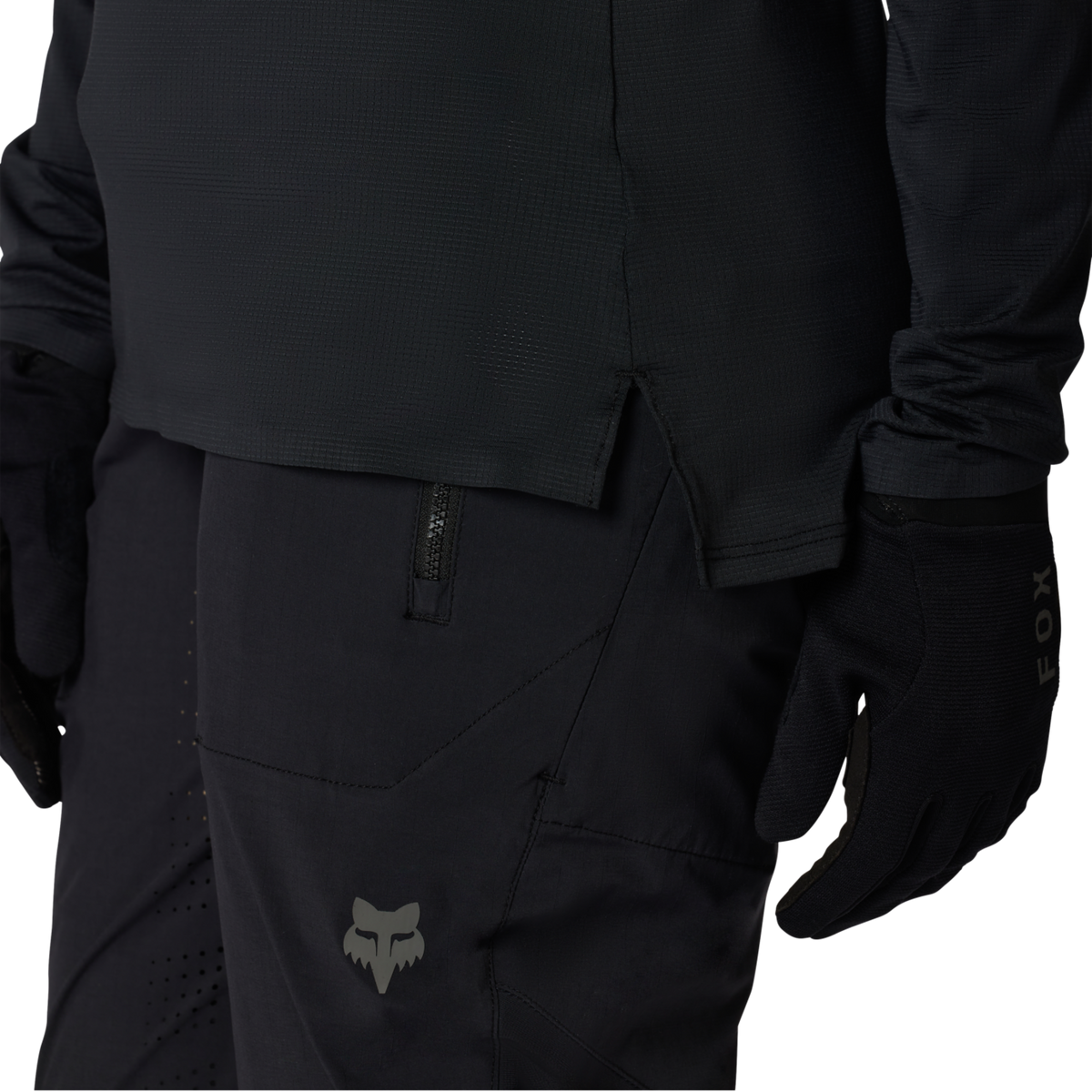 Fox Racing W Flexair LS Trikot langarm in SCHWARZ