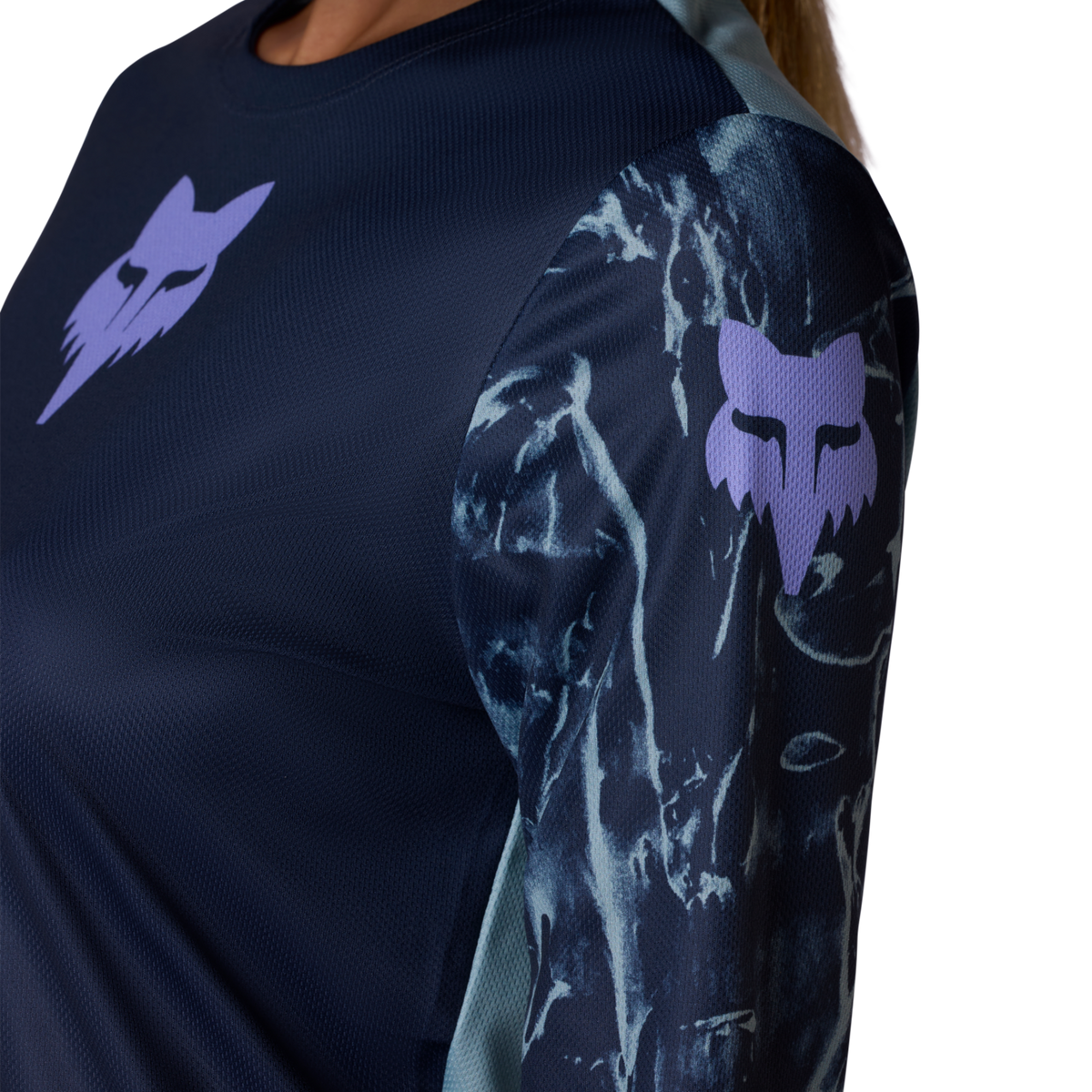 Fox Racing W Ranger LS Image Print Trikot langarm in BLAU