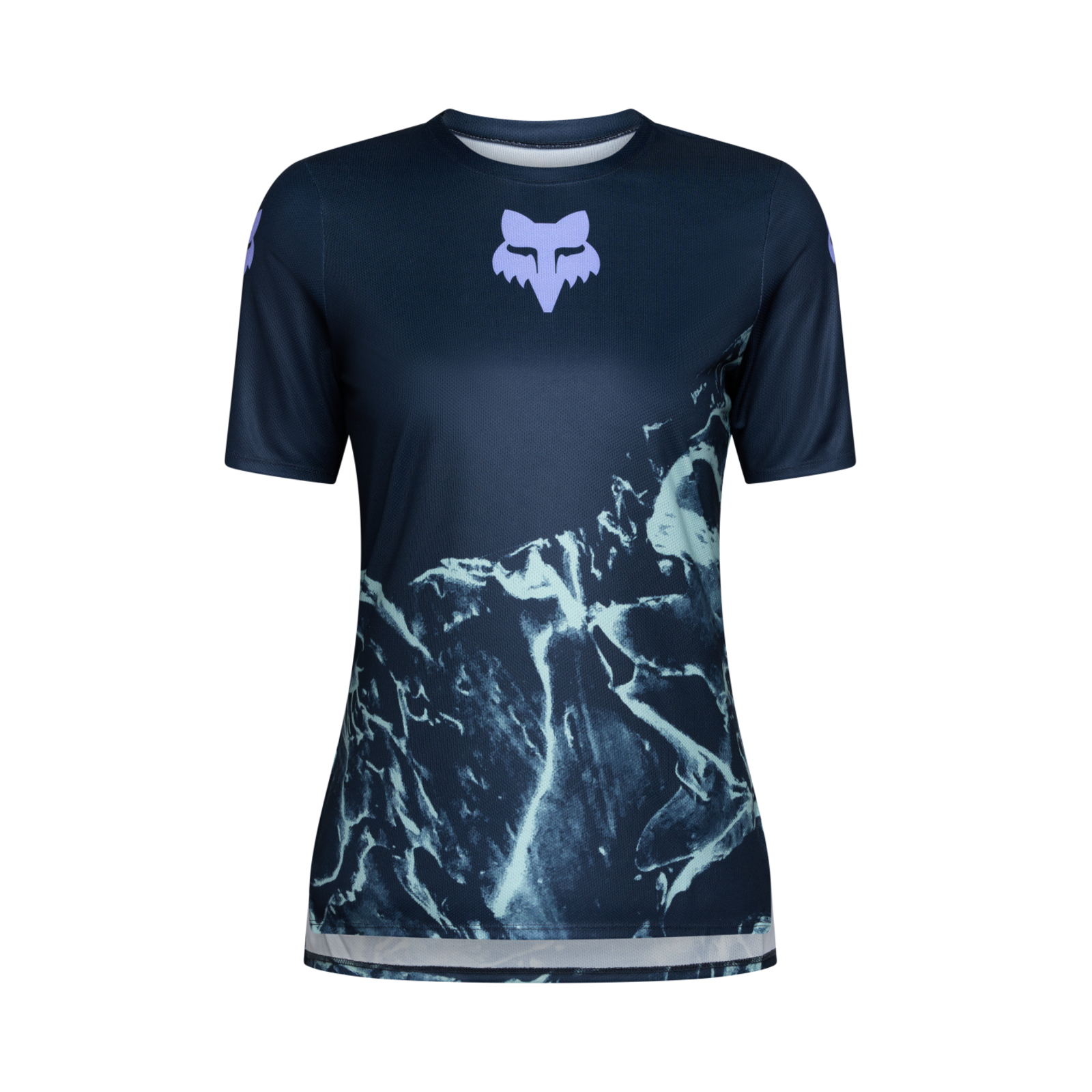 Fox Racing W Ranger SS Image Print Trikot kurzarm in BLAU