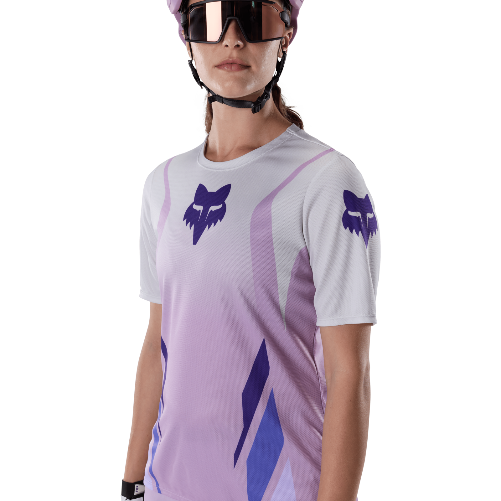 Fox Racing W Ranger SS Jersey Foundry in VIOLETT