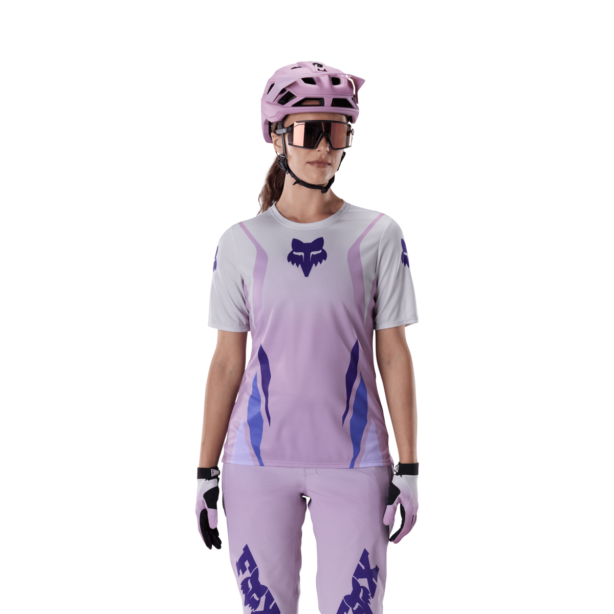 Fox Racing W Ranger SS Jersey Foundry in VIOLETT
