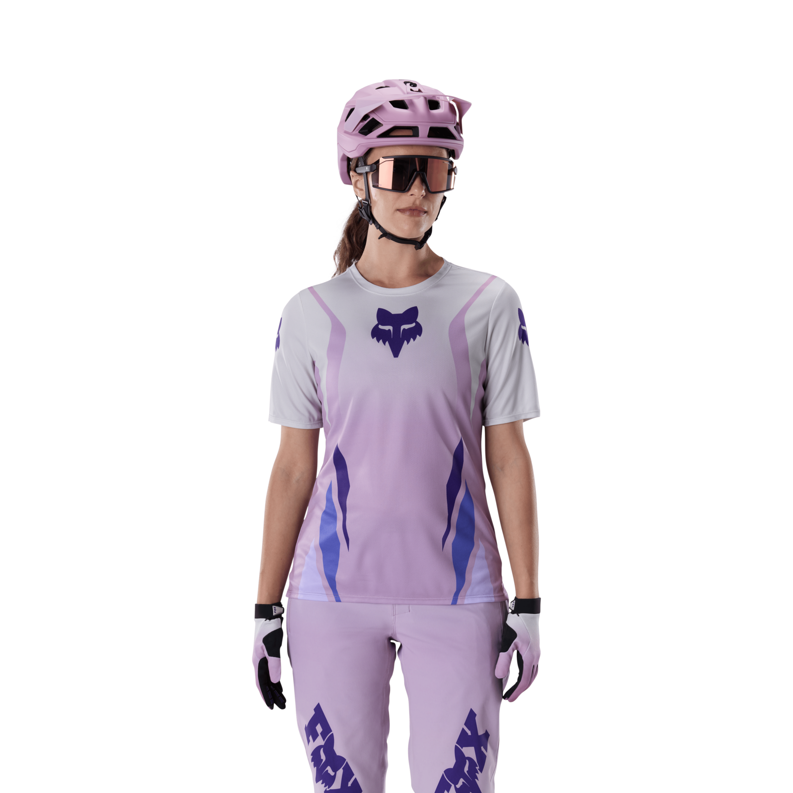 Fox Racing W Ranger SS Jersey Foundry in VIOLETT