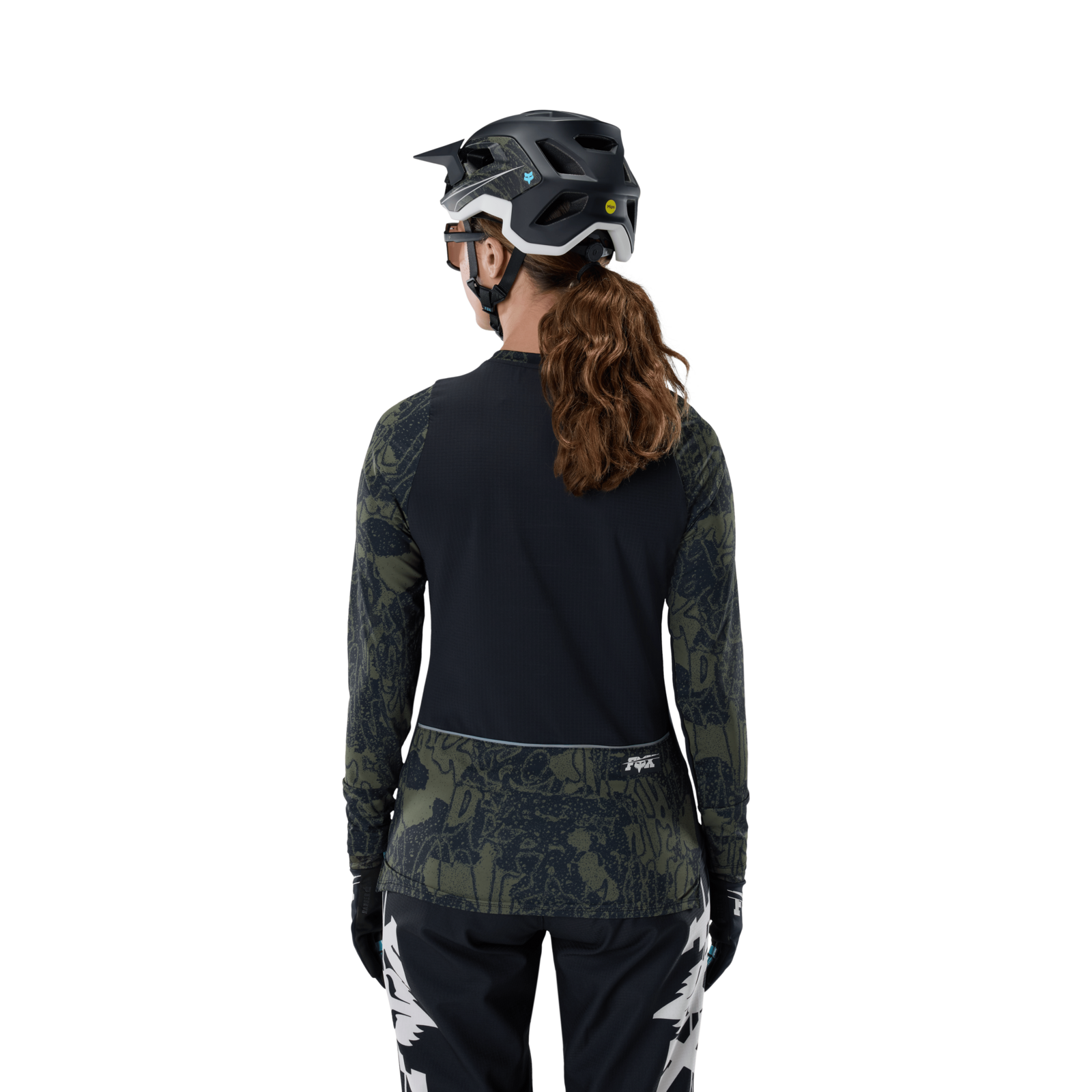 Fox Racing W Defend Thermal Jersey Lunar SE in SCHWARZ