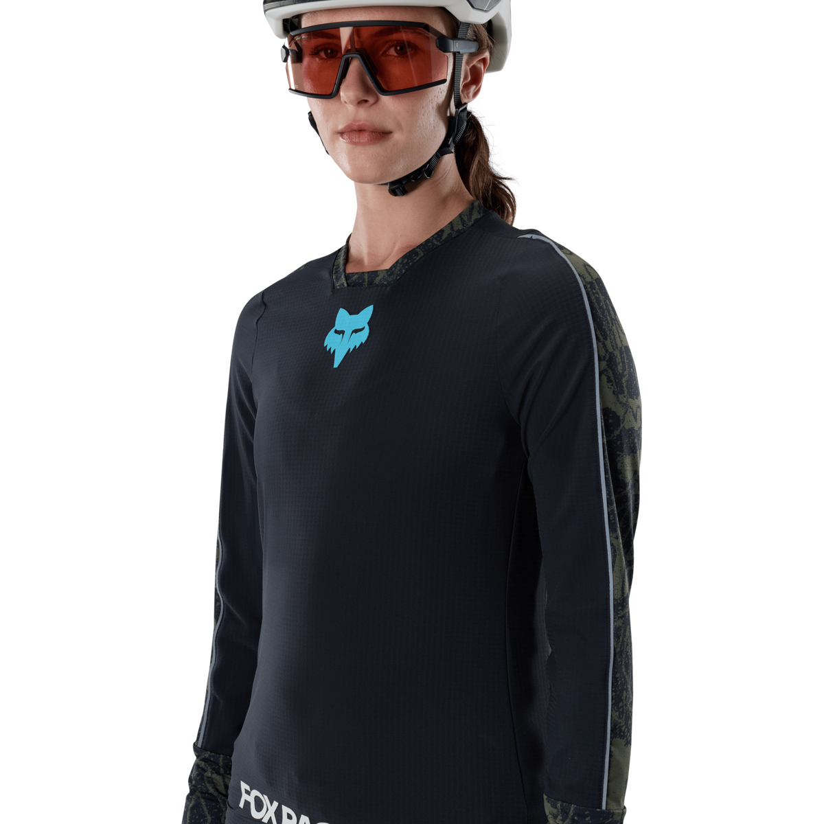 Fox Racing W Defend Thermal Jersey Lunar SE in SCHWARZ