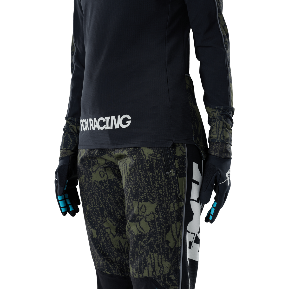 Fox Racing W Defend Thermal Jersey Lunar SE in SCHWARZ
