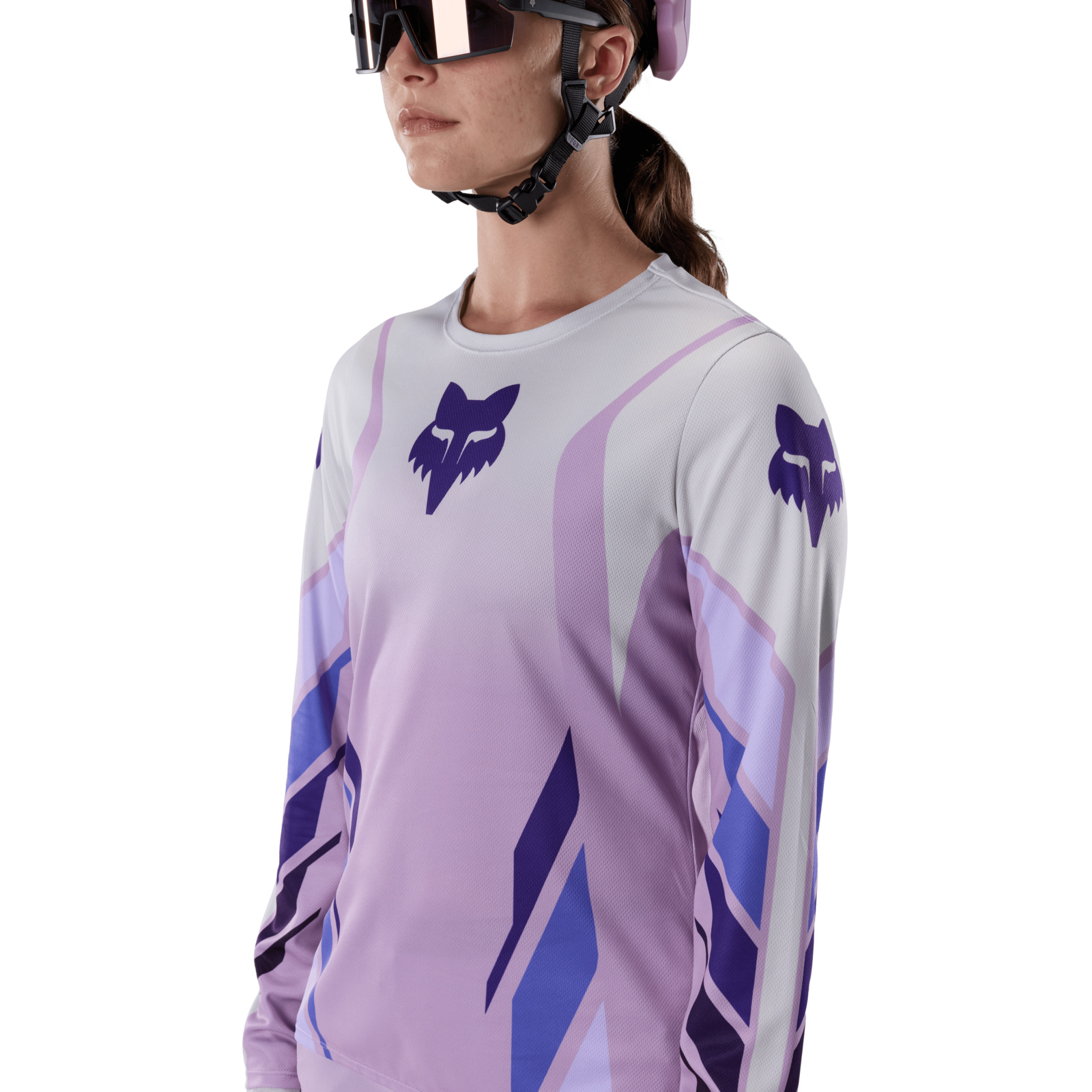Fox Racing W Ranger LS Jersey Foundry in VIOLETT