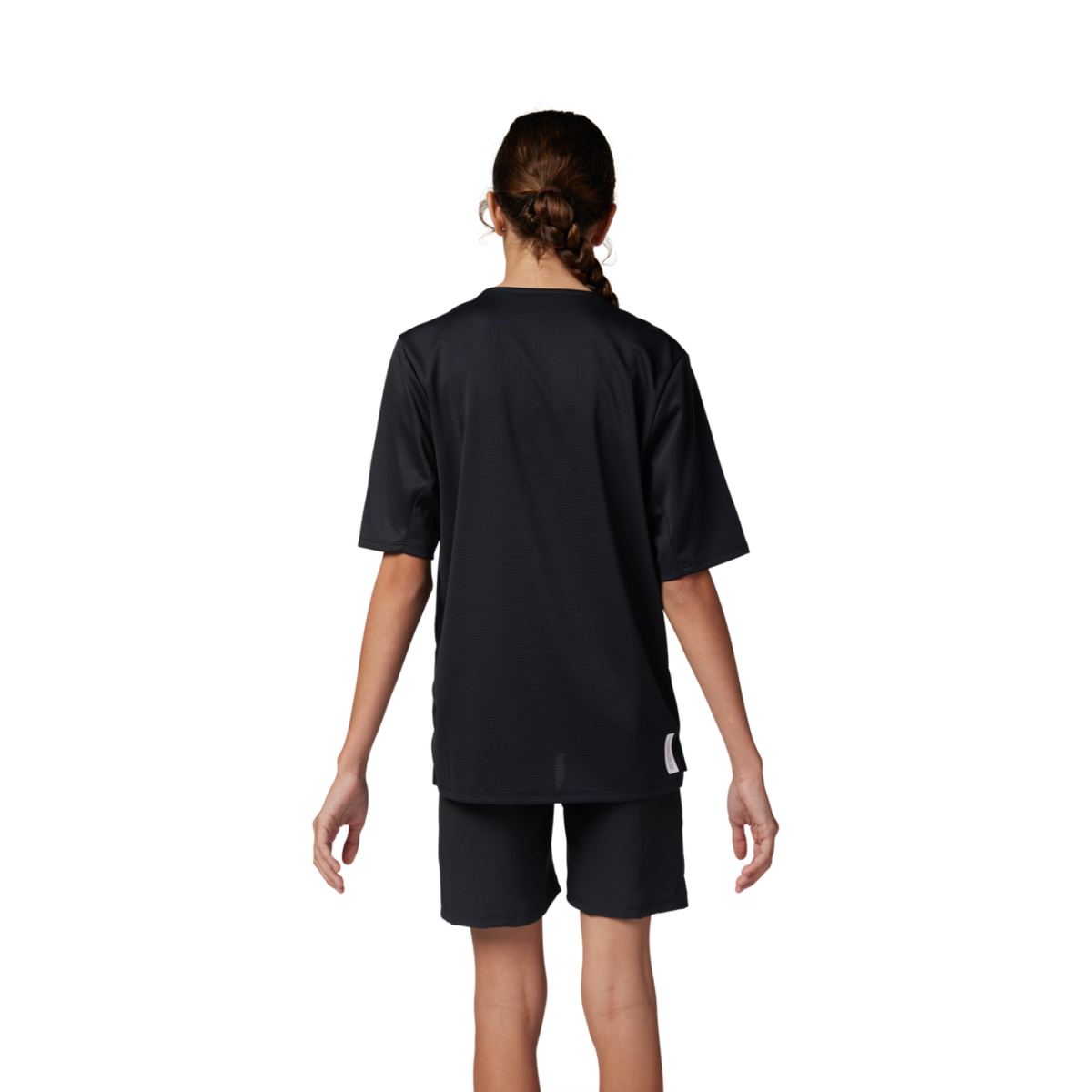 Fox Racing Yth Defend SS Trikot kurzarm in SCHWARZ