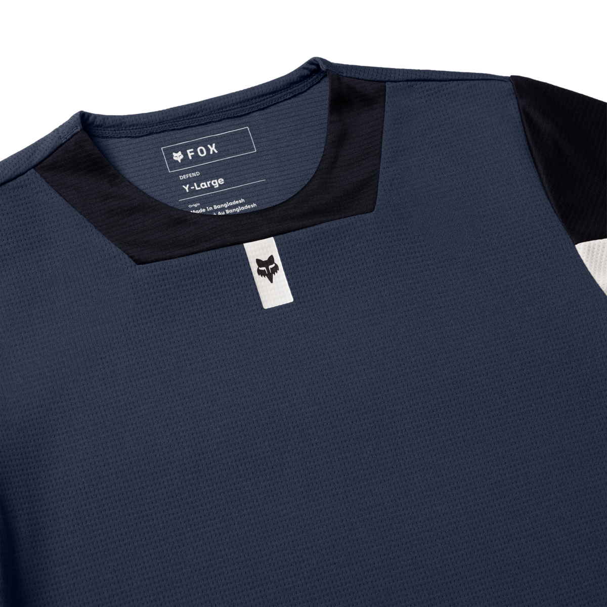 Fox Racing Yth Defend SS Trikot kurzarm in BLAU