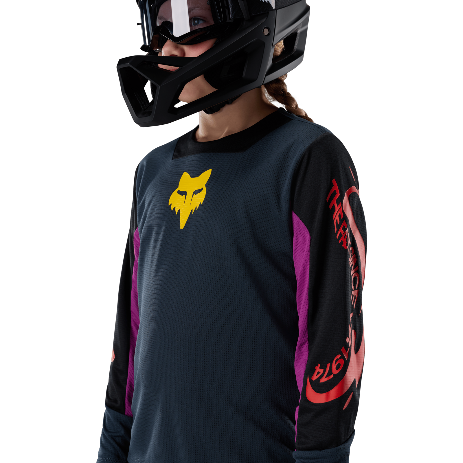 Fox Racing Yth Defend LS Creation Trikot langarm in