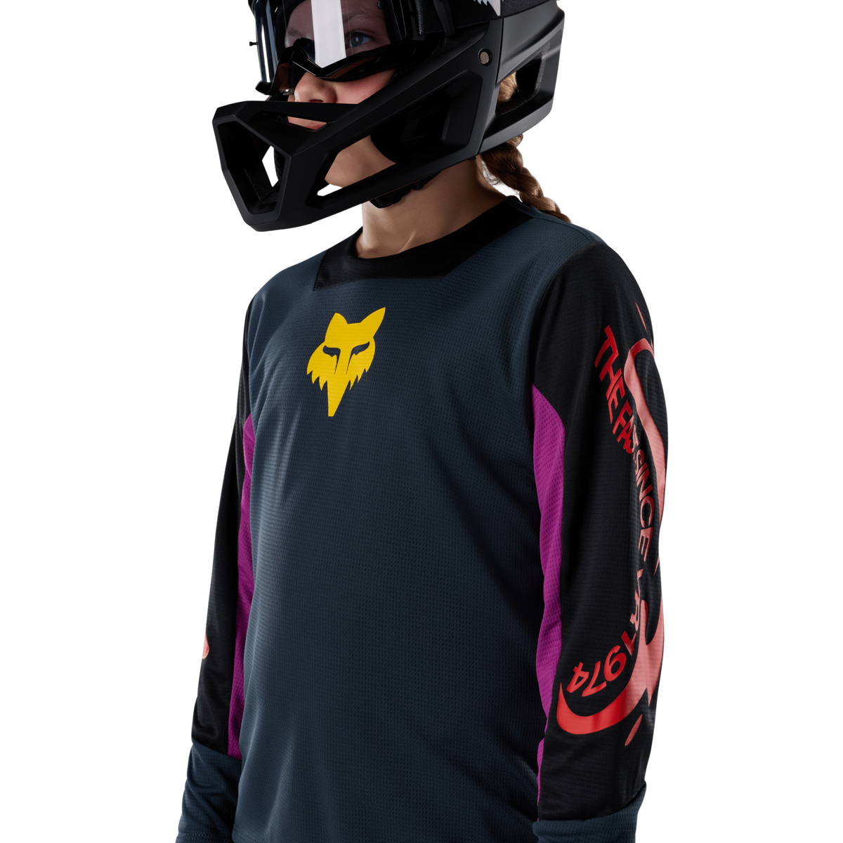 Fox Racing Yth Defend LS Creation Trikot langarm in