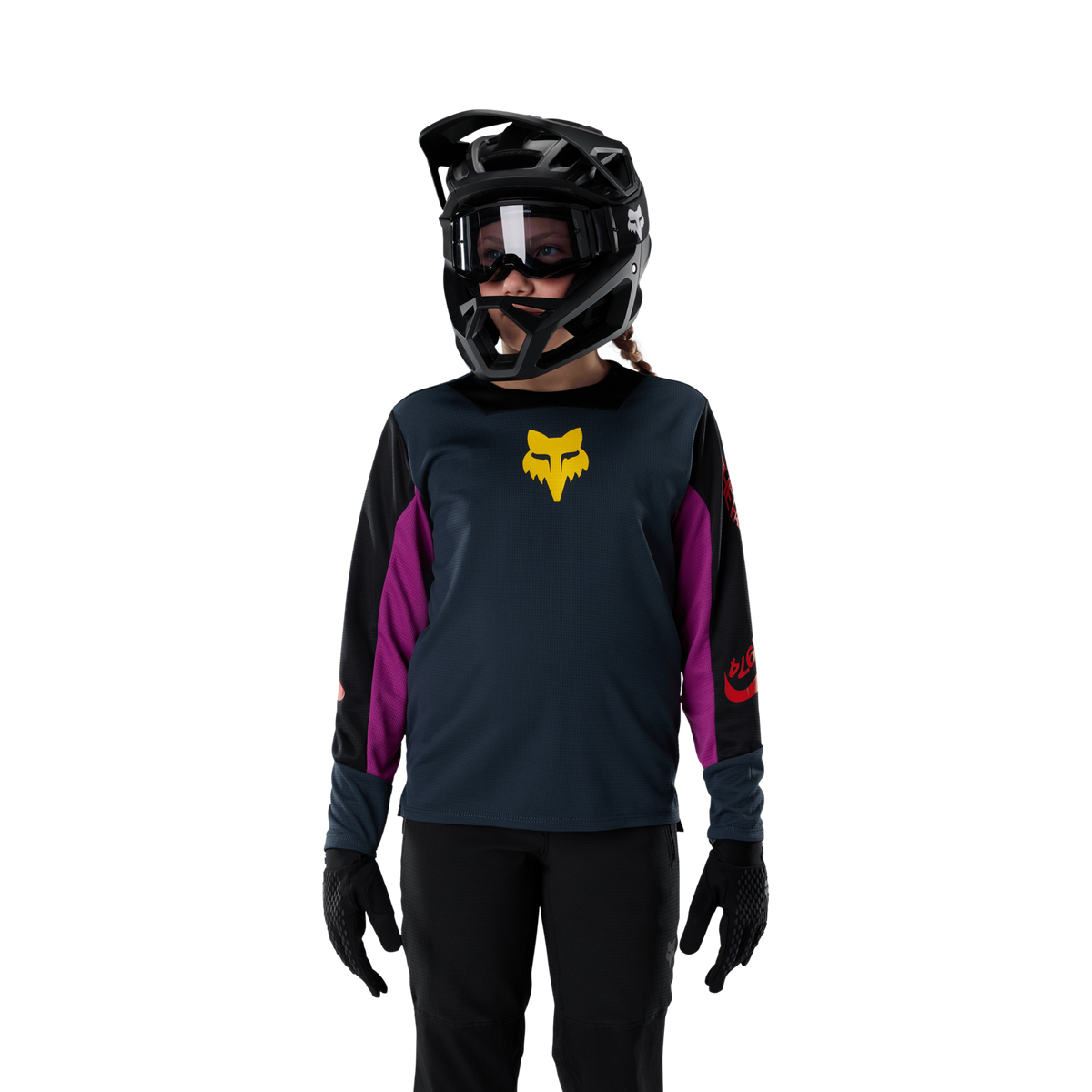 Fox Racing Yth Defend LS Creation Trikot langarm in