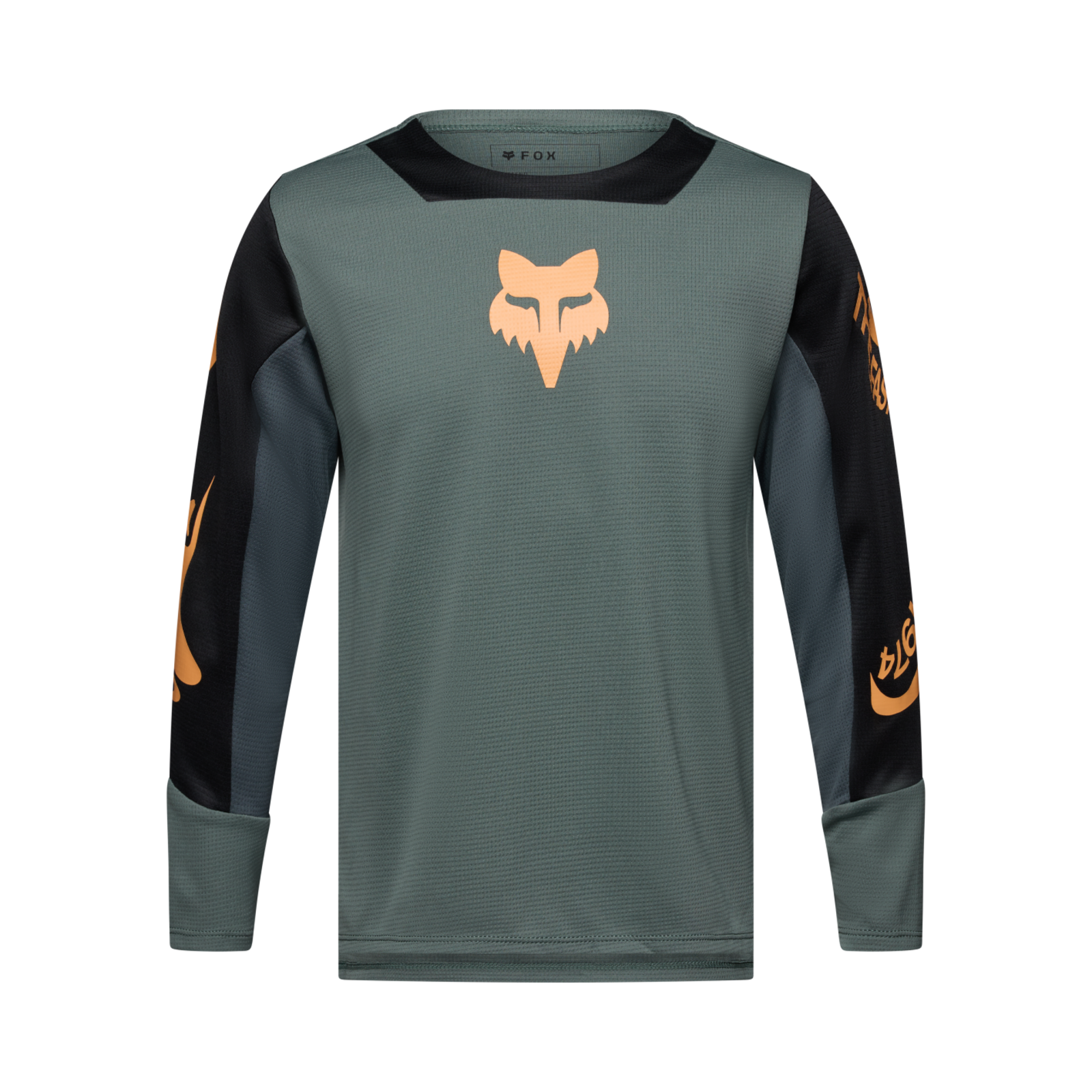 Fox Racing Yth Defend LS Creation Trikot langarm in GRÜN