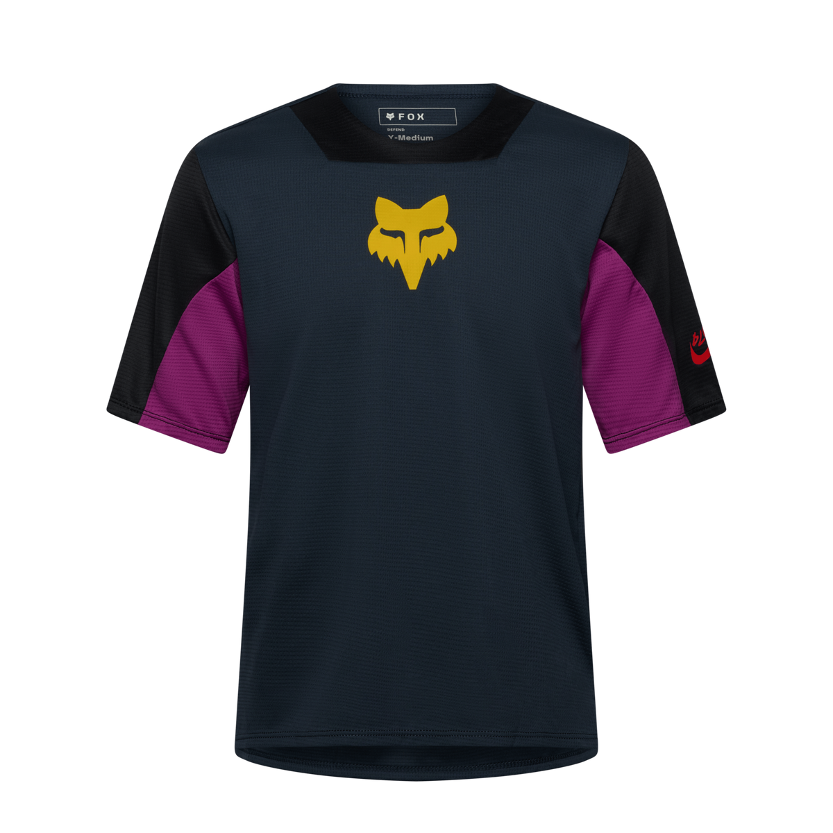 Fox Racing Yth Defend SS Creation Trikot kurzarm in SCHWARZ