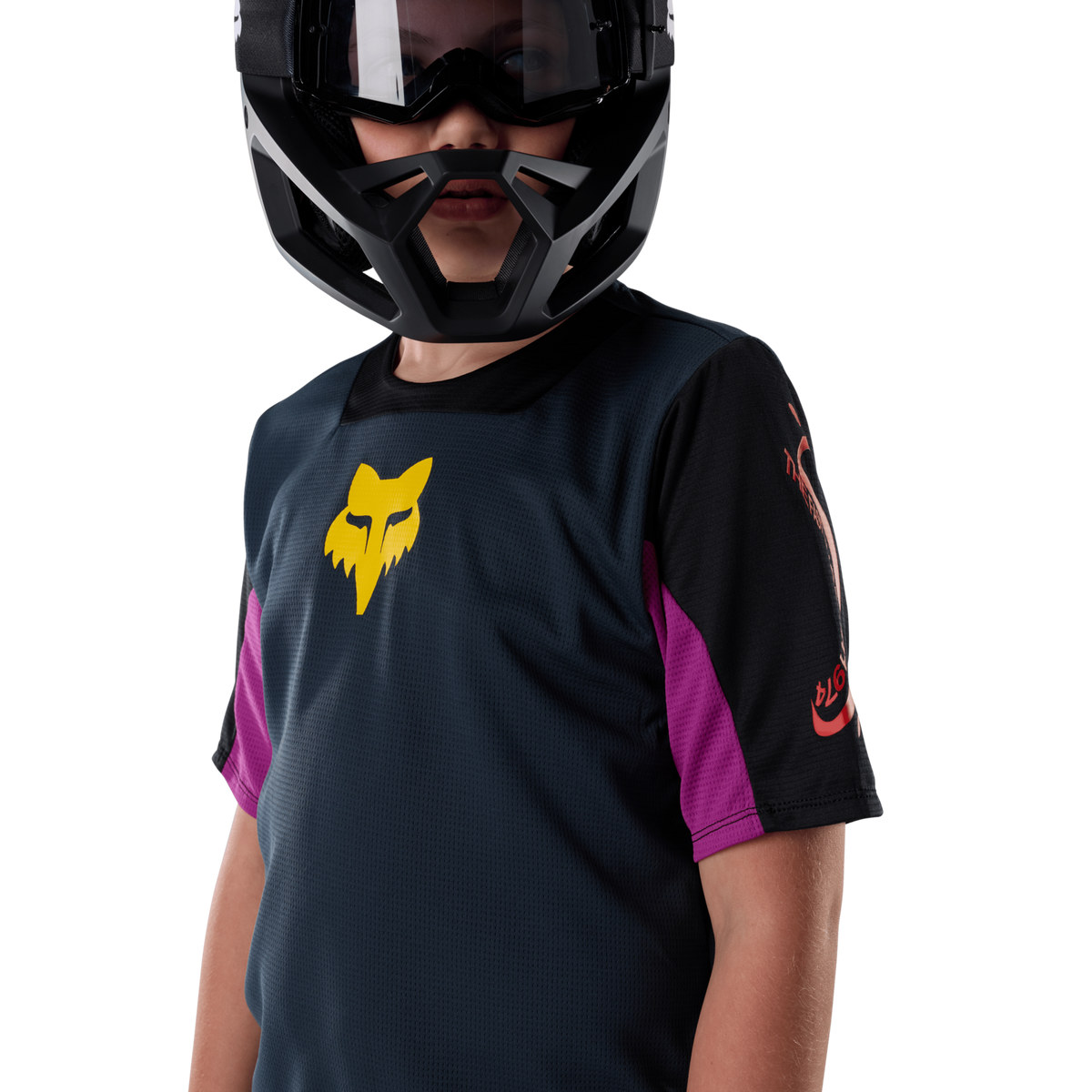 Fox Racing Yth Defend SS Creation Trikot kurzarm in