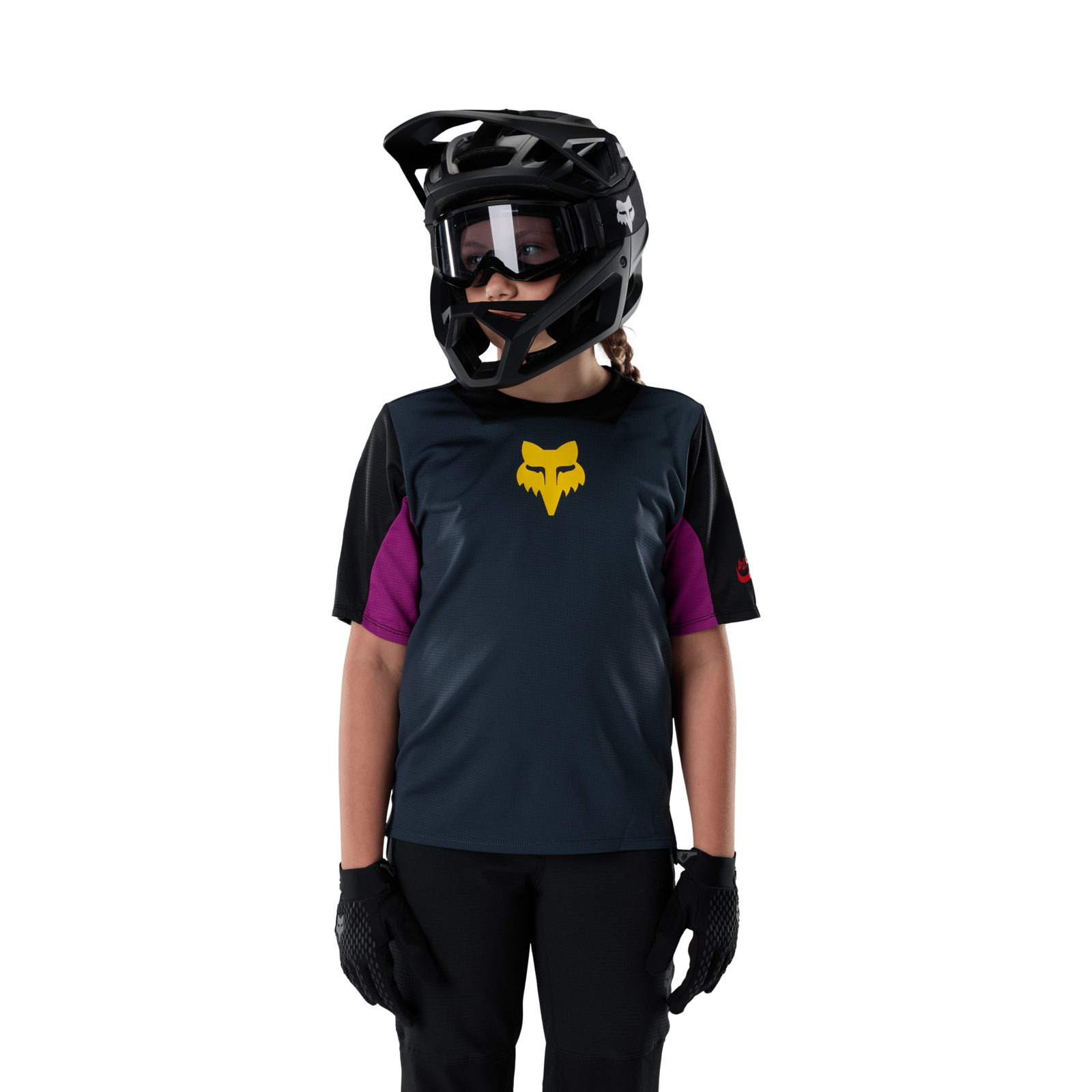 Fox Racing Yth Defend SS Creation Trikot kurzarm in