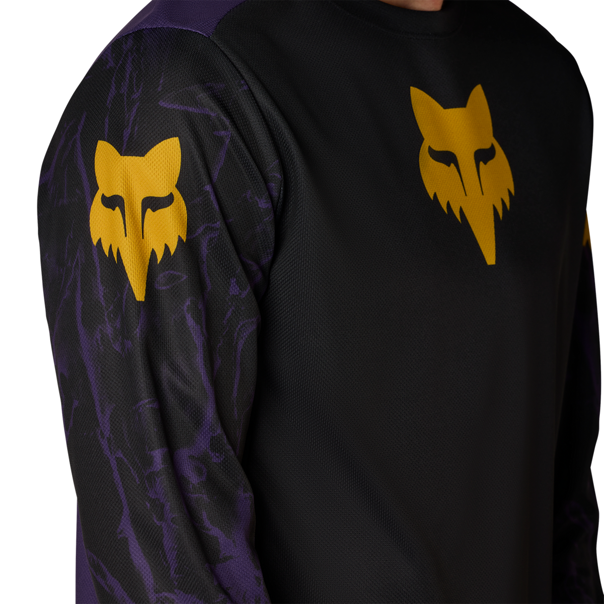 Fox Racing Yth Ranger LS Image Print Trikot langarm in SCHWARZ