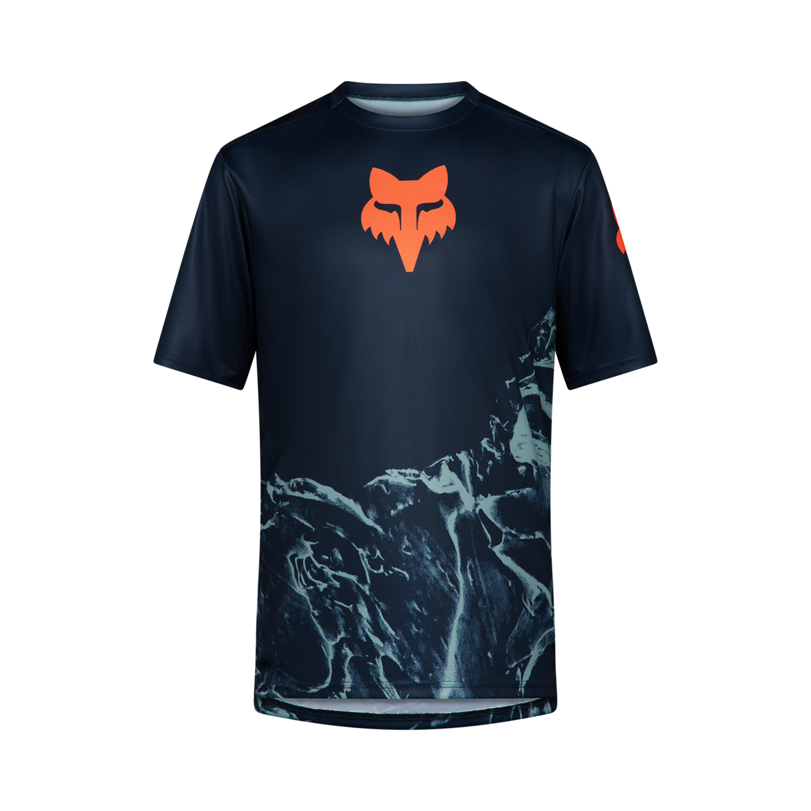 Fox Racing Yth Ranger SS Image Print Trikot kurzarm in BLAU