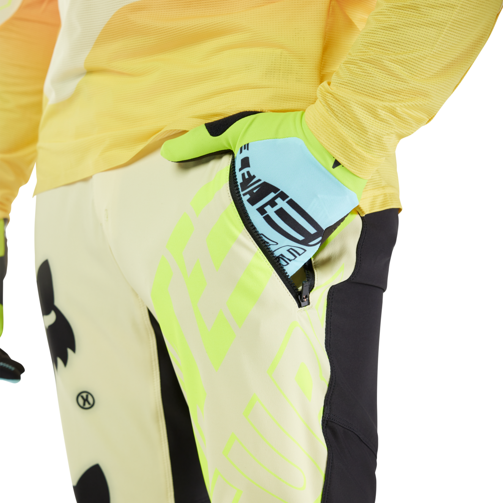 Fox Racing Flexair Pant Elevated Velohose in GELB