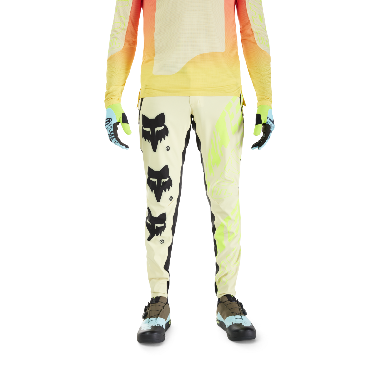 Fox Racing Flexair Pant Elevated Velohose in GELB