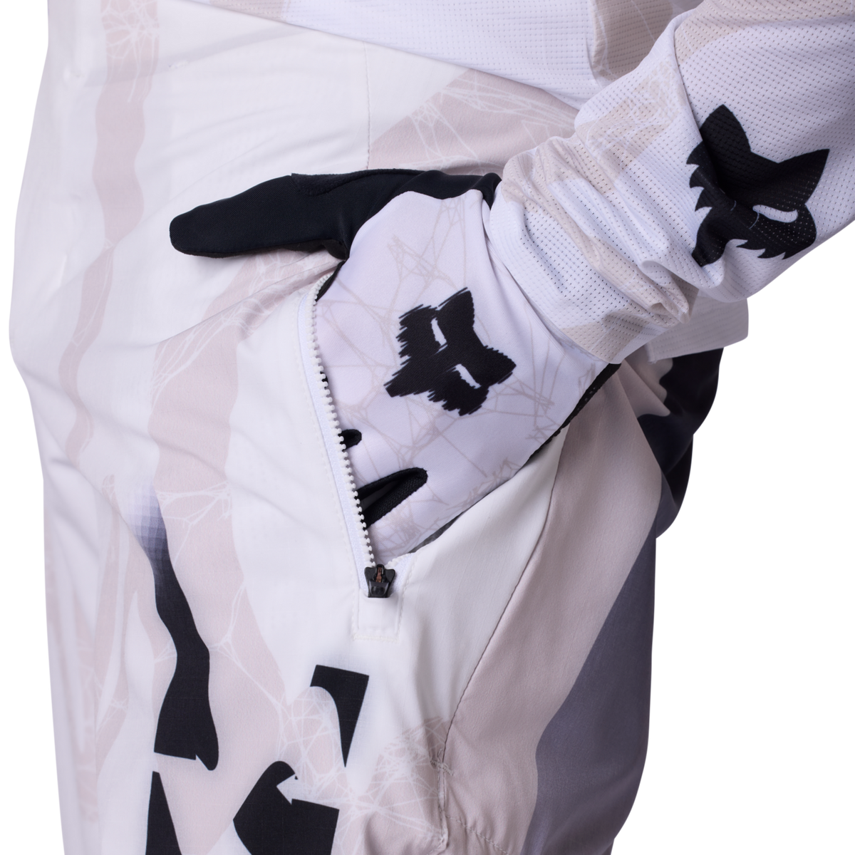 Fox Racing Flexair Pant Diffuse SE Velohose in WEISS
