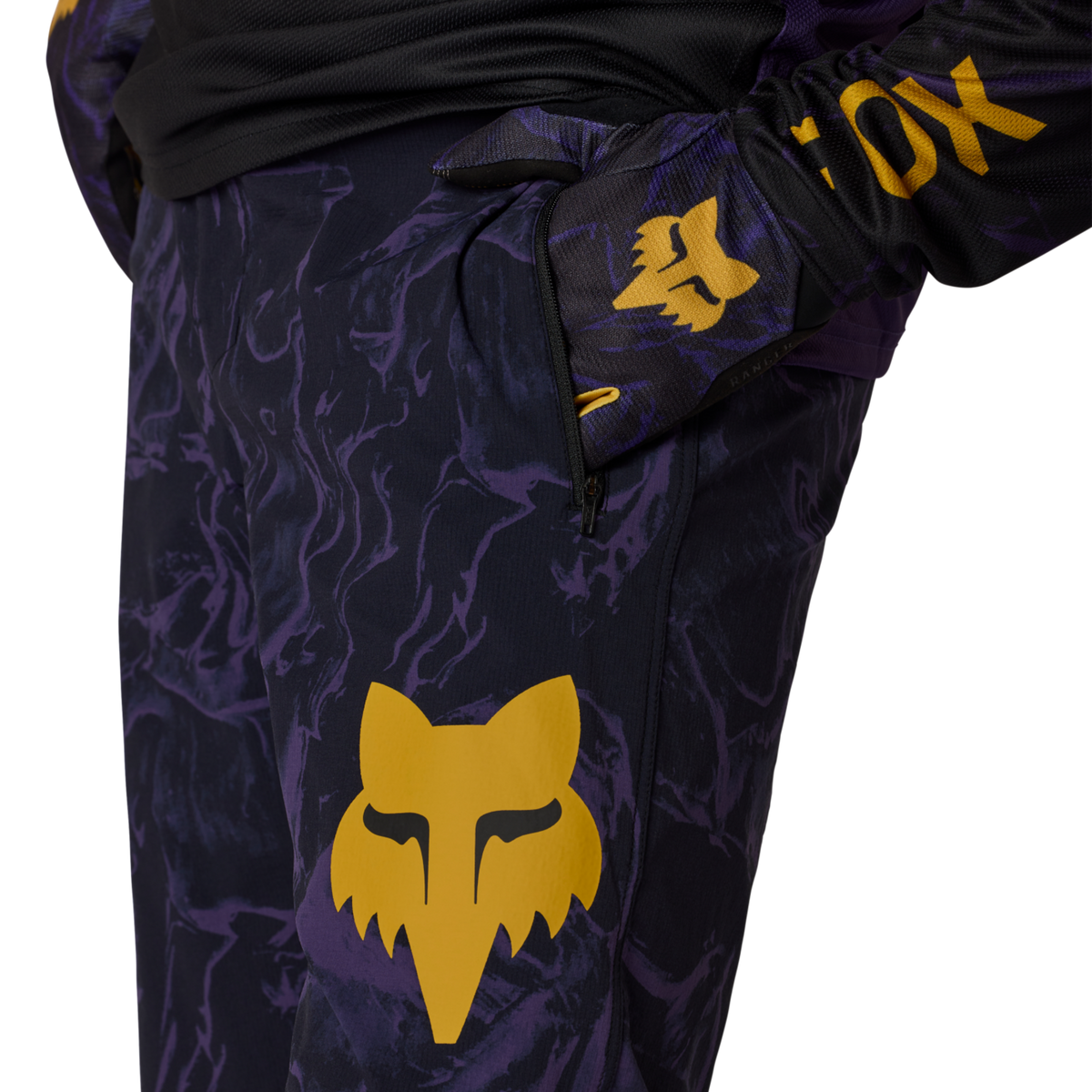 Fox Racing Ranger Pant Image Print Velohose in VIOLETT