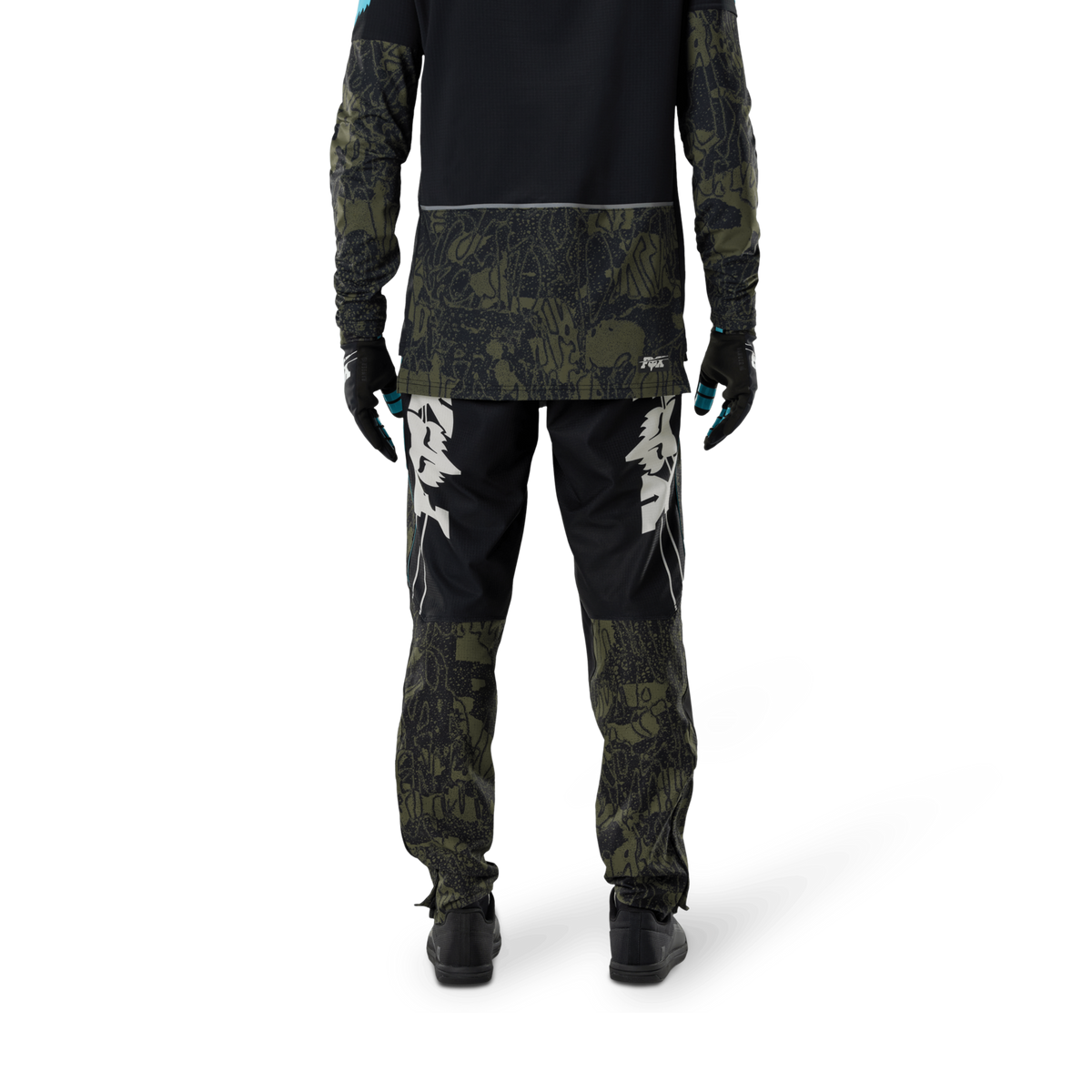 Fox Racing Defend Fire Pant Lunar SE in GRÜN