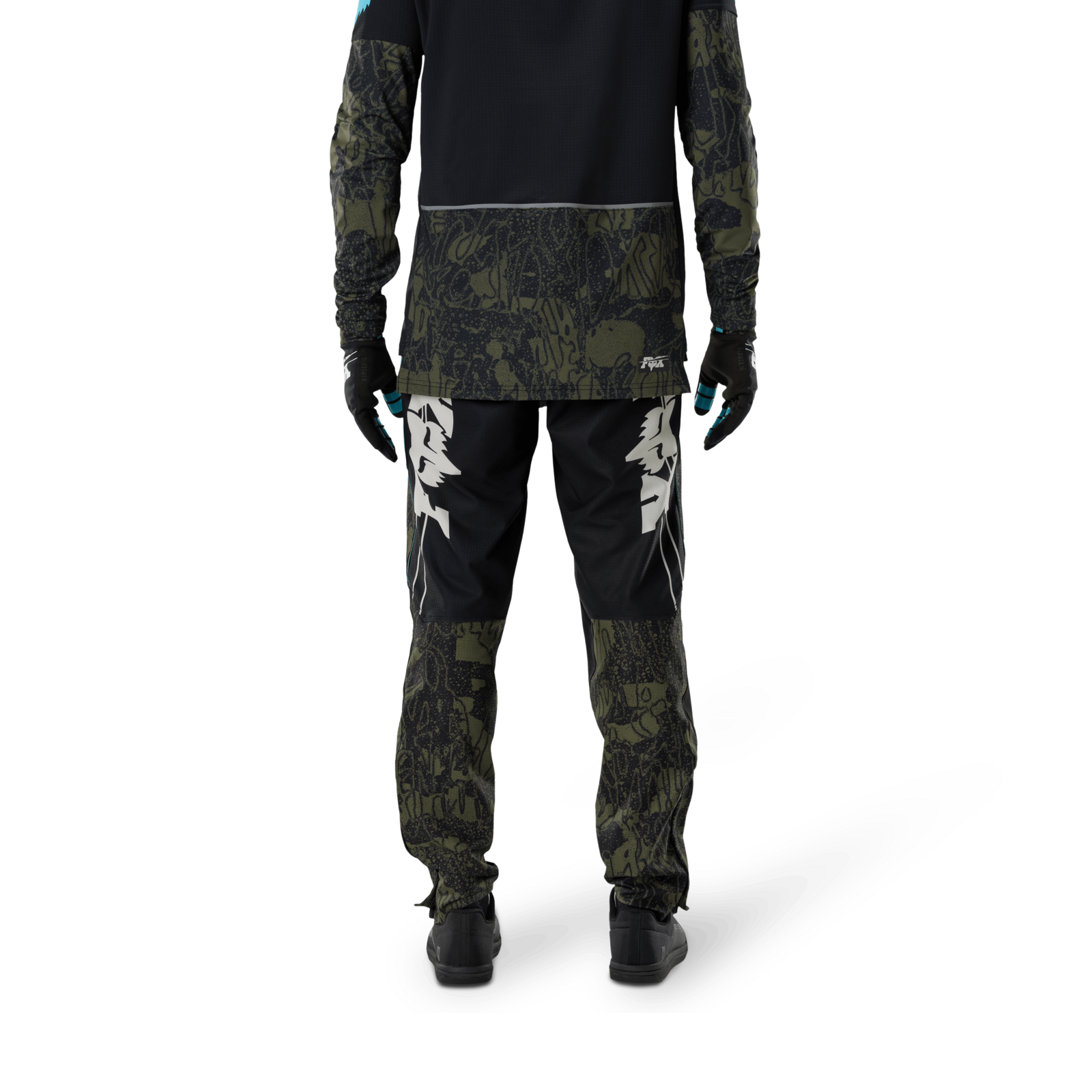 Fox Racing Defend Fire Pant Lunar SE in GRÜN