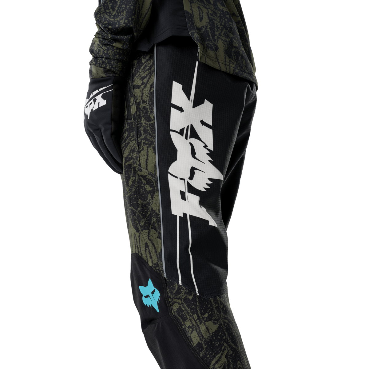 Fox Racing Defend Fire Pant Lunar SE in GRÜN