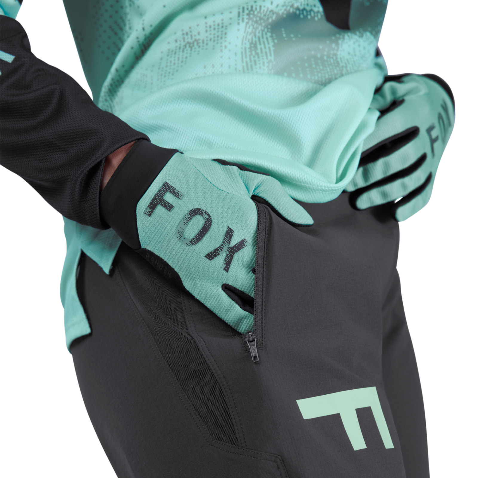 Fox Racing W Ranger Pant Kairos Velohose in SCHWARZ