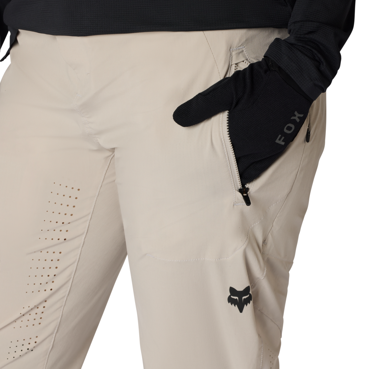 Fox Racing W Flexair Pant Velohose in BEIGE