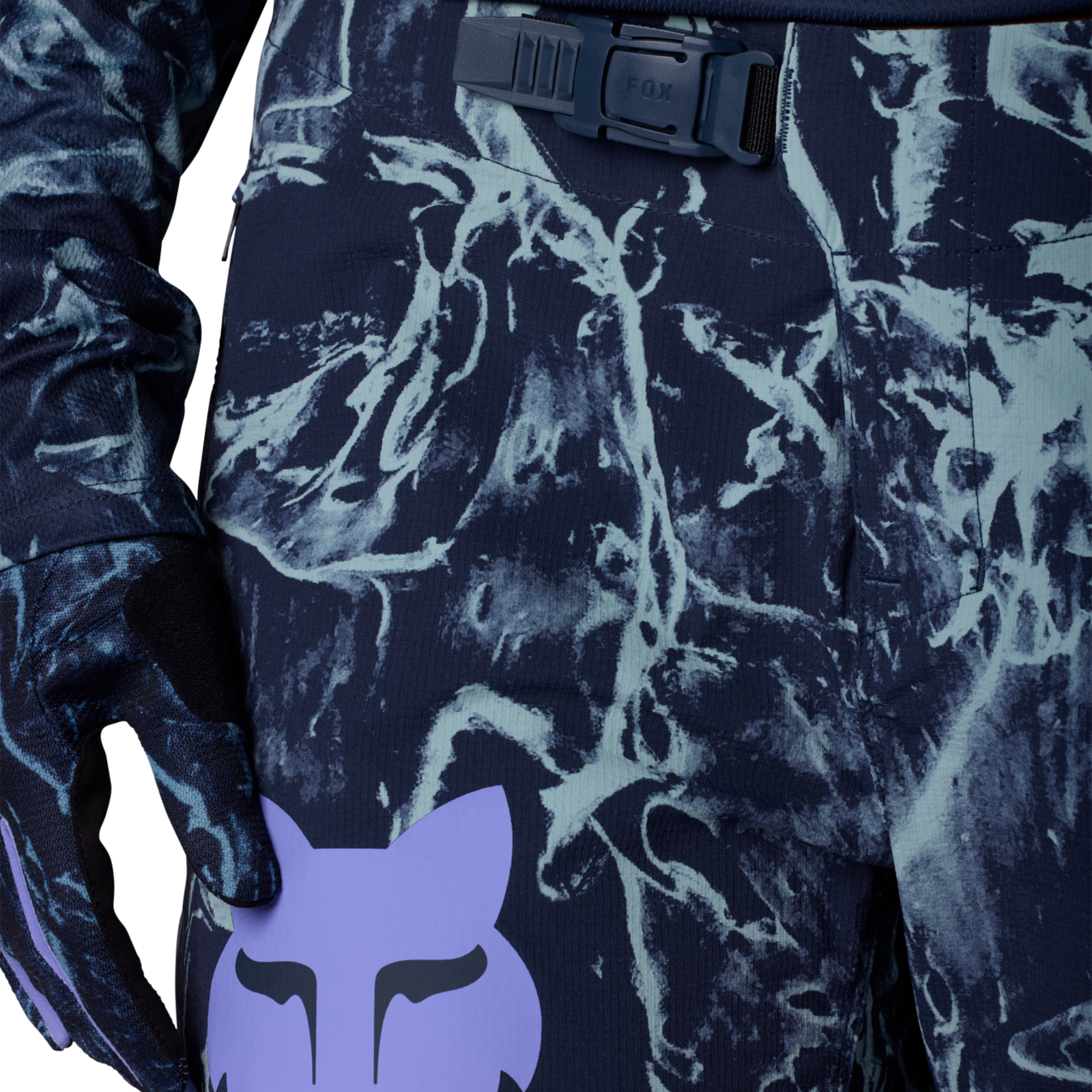 Fox Racing W Ranger Pant Image Print Velohose in BLAU
