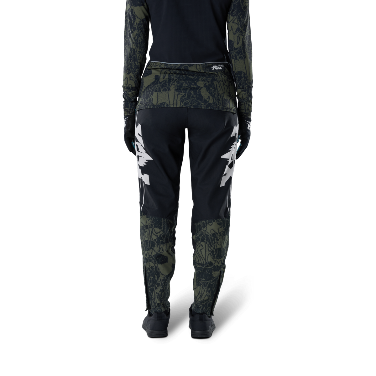 Fox Racing W Defend Fire Pant Lunar in GRÜN
