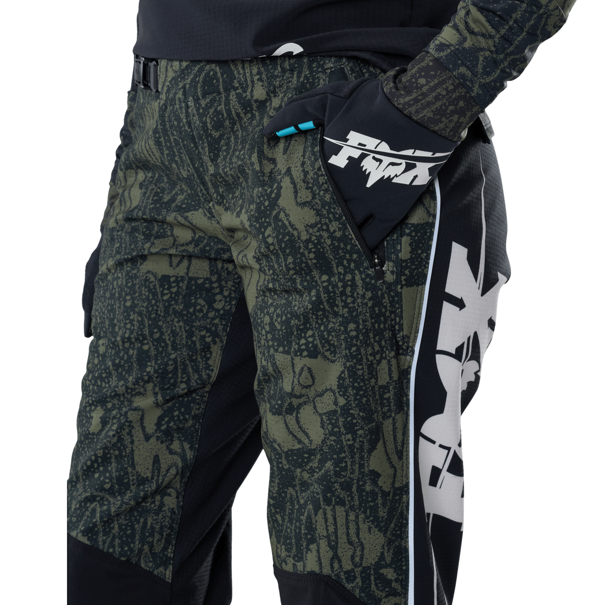 Fox Racing W Defend Fire Pant Lunar in GRÜN