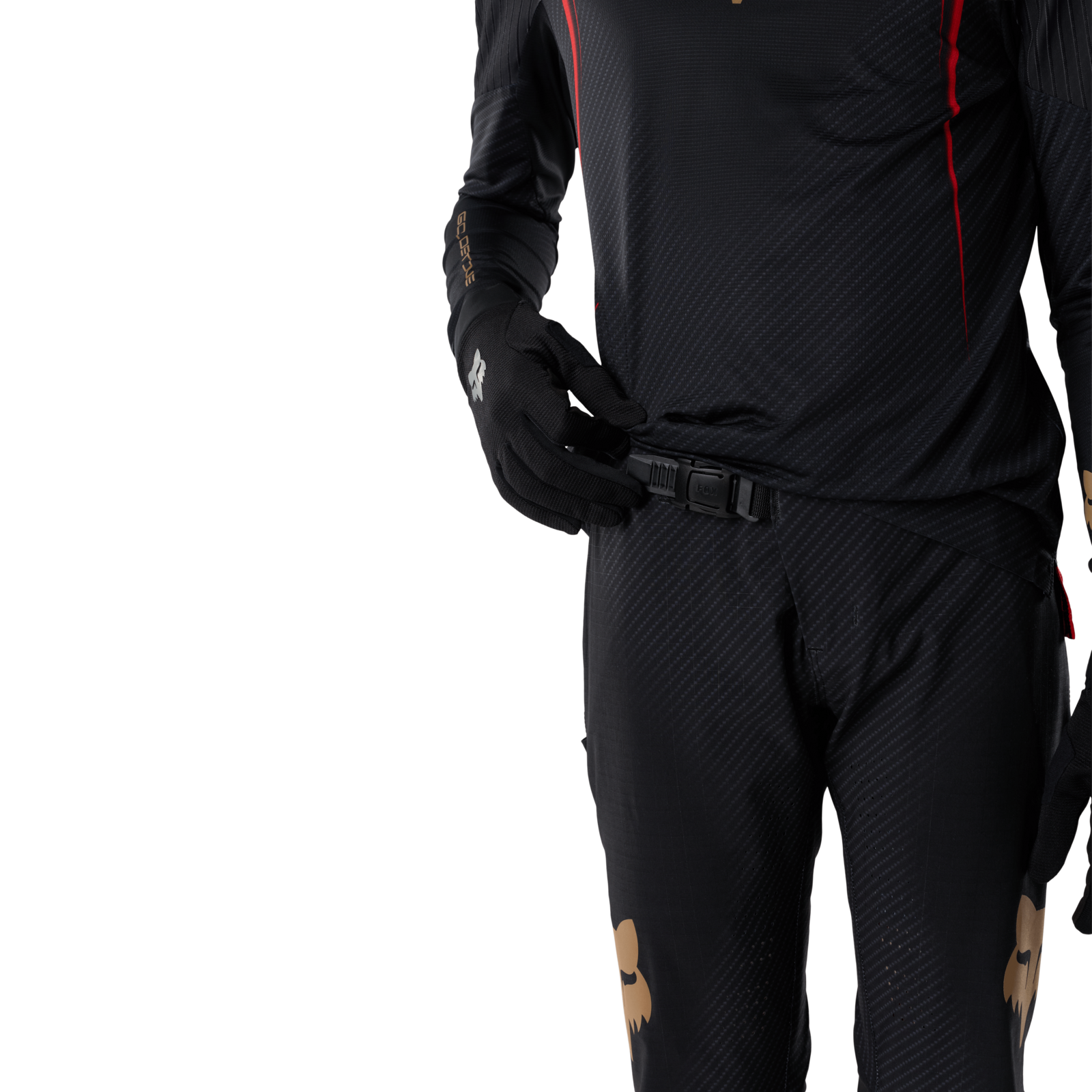 Fox Racing Yth Flexair Pant Goldstone SE in SCHWARZ