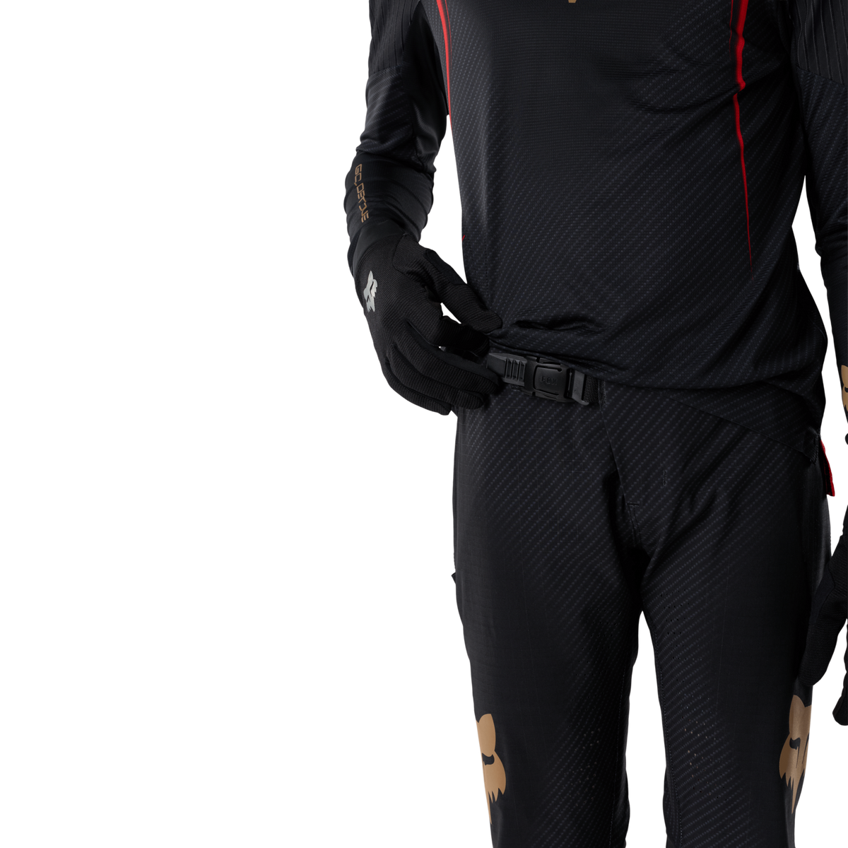 Fox Racing Yth Flexair Pant Goldstone SE in SCHWARZ