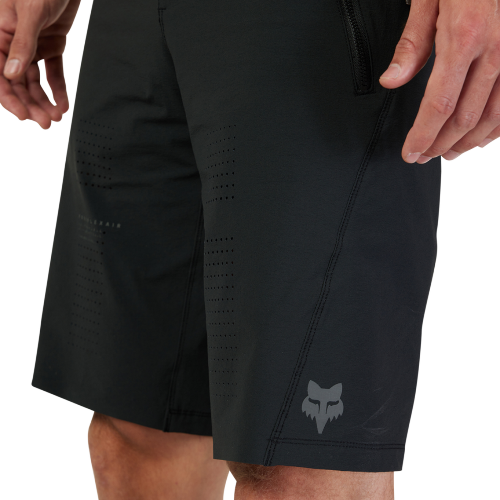Fox Racing Flexair Short W/ Liner Velohose in SCHWARZ
