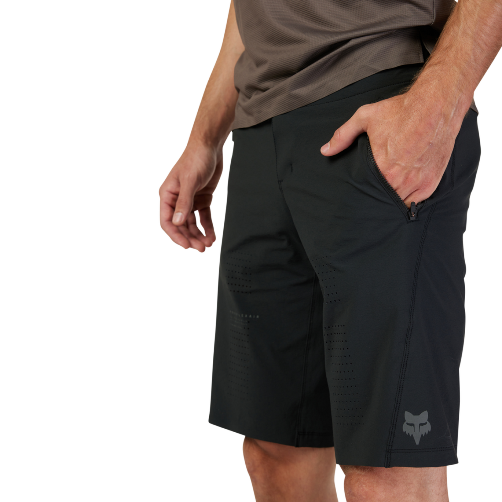 Fox Racing Flexair Short W/ Liner Velohose in SCHWARZ