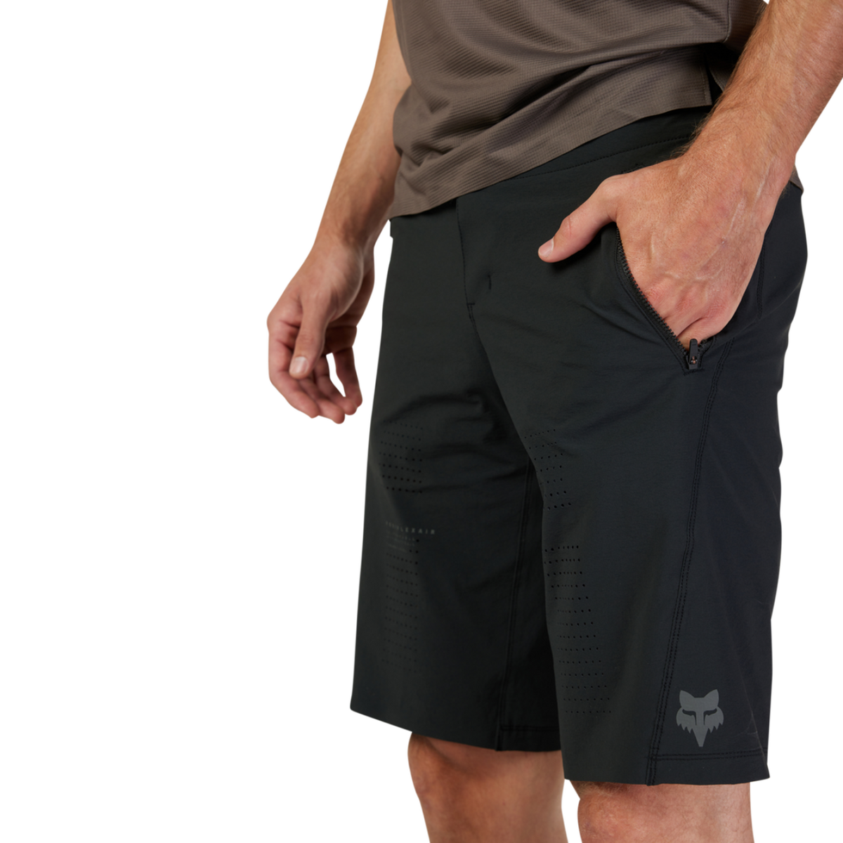 Fox Racing Flexair Short W/ Liner Velohose in SCHWARZ