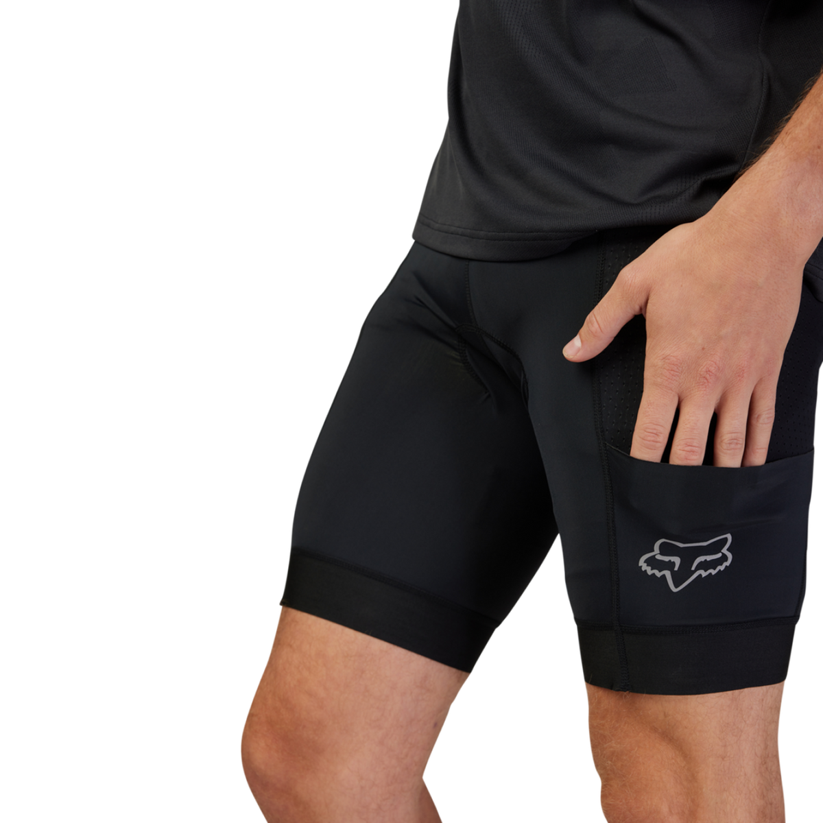 Fox Racing Tecbase Liner Short Velohose in SCHWARZ