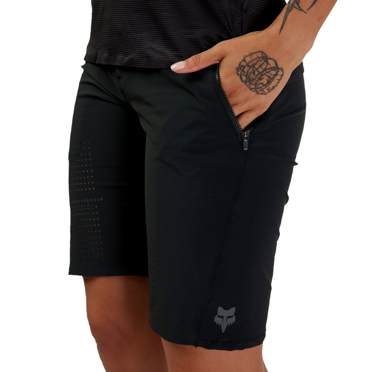 Fox Racing W Flexair Short Velohose in SCHWARZ