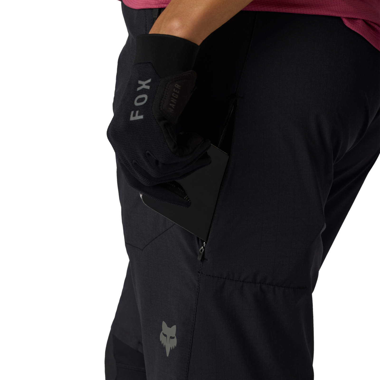 Fox Racing W Flexair Short Velohose in SCHWARZ